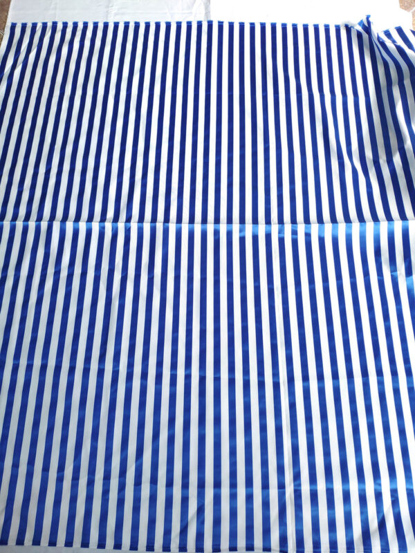 White and blue stripped jacquard #82648 - Image 5