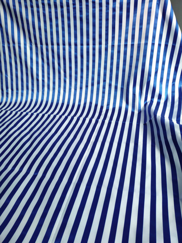 White and blue stripped jacquard #82648 - Image 3