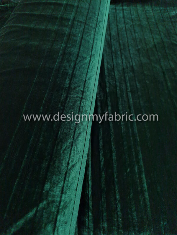 Green velvet fabric #91926