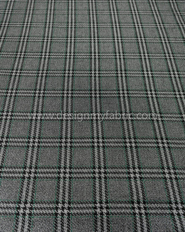 Grey and black coating fabric #50130 - Image 7