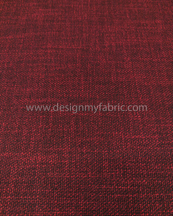 Black and red coating fabric #80991 - Image 2