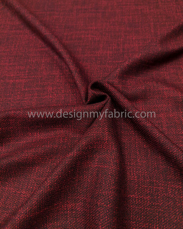 Black and red coating fabric #80991 - Image 5