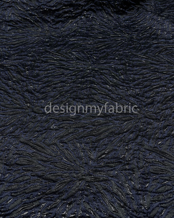 Blue and black jacquard #200401 - Image 2