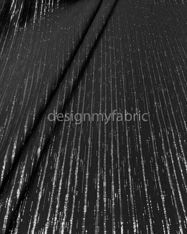 Silver and black jacquard #200402