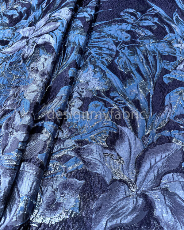 Blue and purple jacquard #200403