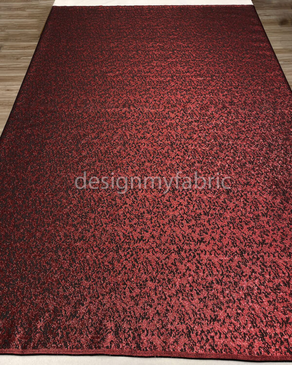 Red and black jacquard #200414 - Image 6