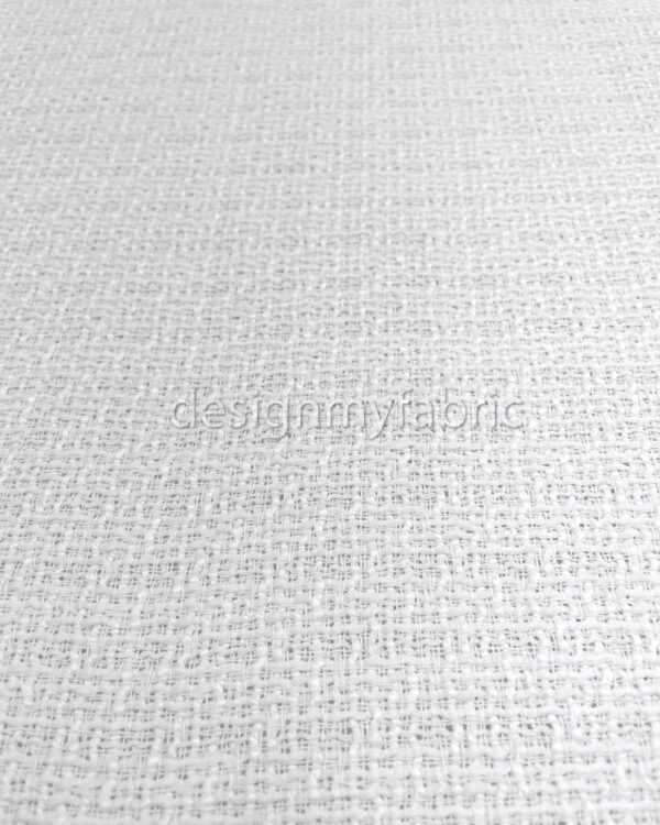 White tweed fabric #200369 - Image 4