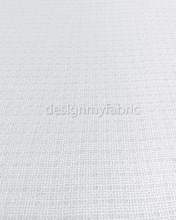 White tweed fabric #200369 - Image 2