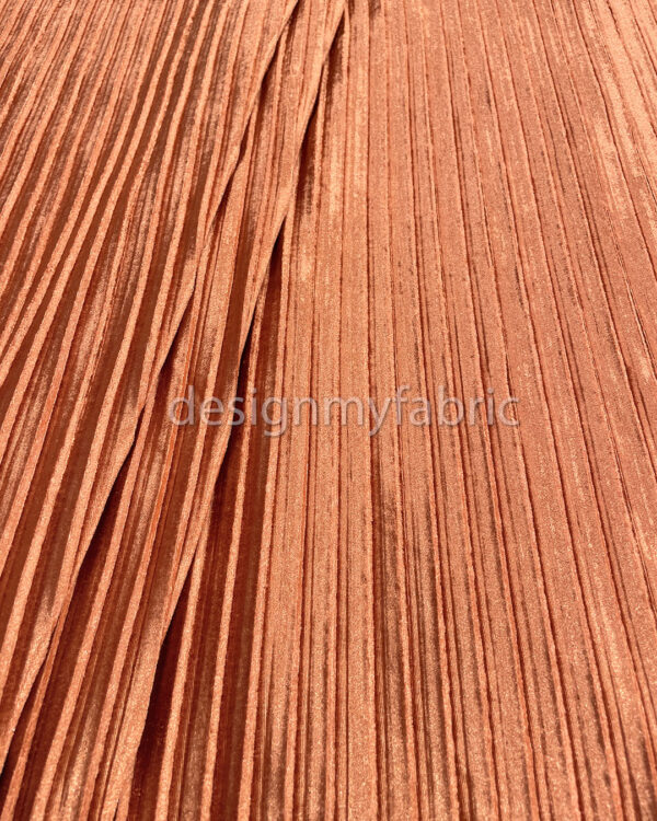 Orange velvet fabric #91714